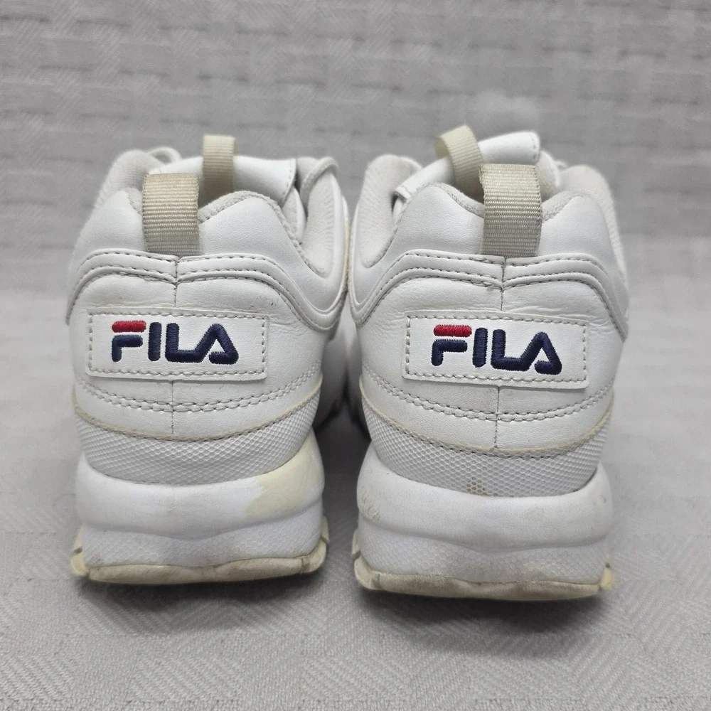 FILA Disruptor II White Women's Size 7 Chunky Platform Sneaker 5FM00002-125